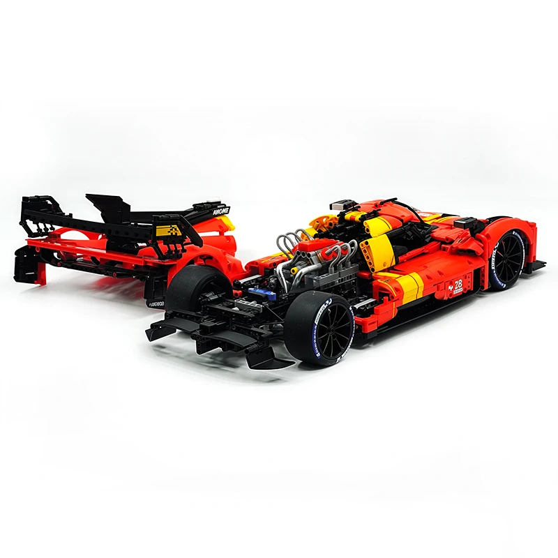 

MOC Y18080 Technical RC 499P Speed Sports Cool Car 1:8 Building Blocks Model Racing Brick Puzzle DIY Toys Boy Brithday Gifts Kid