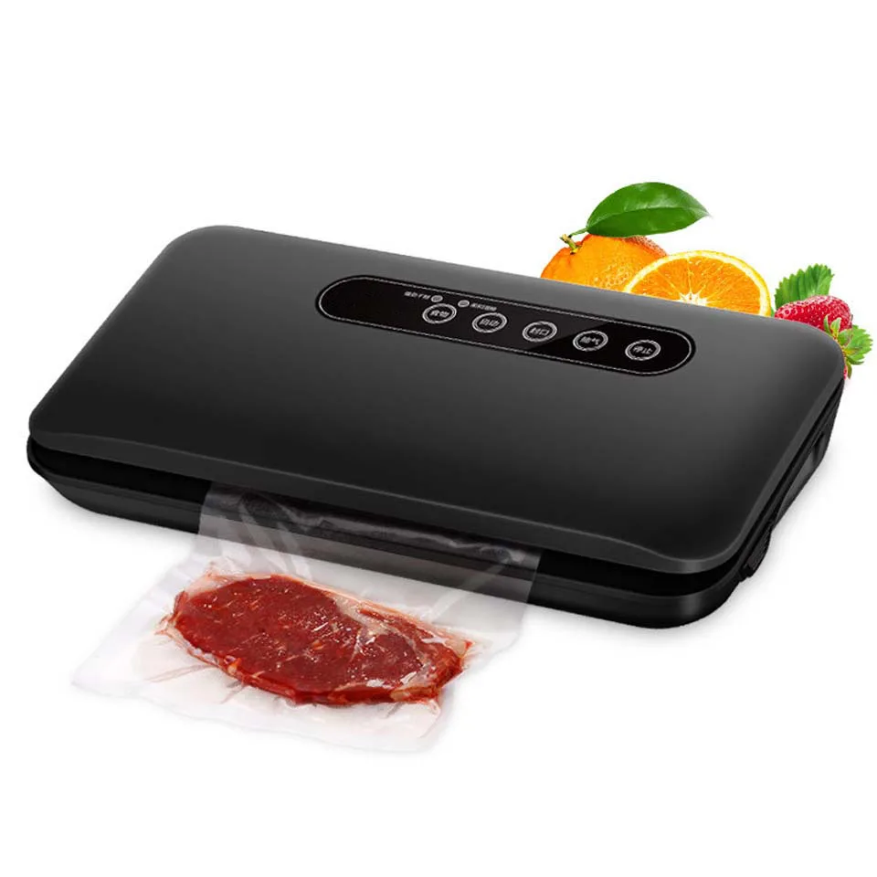 Scelleuse sous vide automatique pour aliments, 220V, machine d'emballage sous film-NF, emballeur d'aliments, y compris certains sacs