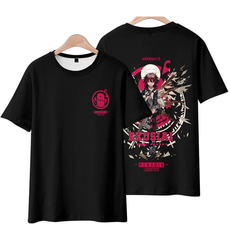 T Shirt 3D permainan Anime Pria Wanita T-shirt lucu lengan pendek mode musim panas kostum Cosplay Streetwear