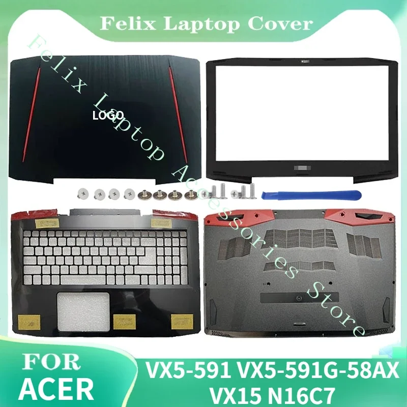 

New FOR New Acer VX5-591 VX5-591G-58AX VX15 N16C7 Laptop LCD Back Cover/Front Bezel/Palm Cushion/Bottom Cover