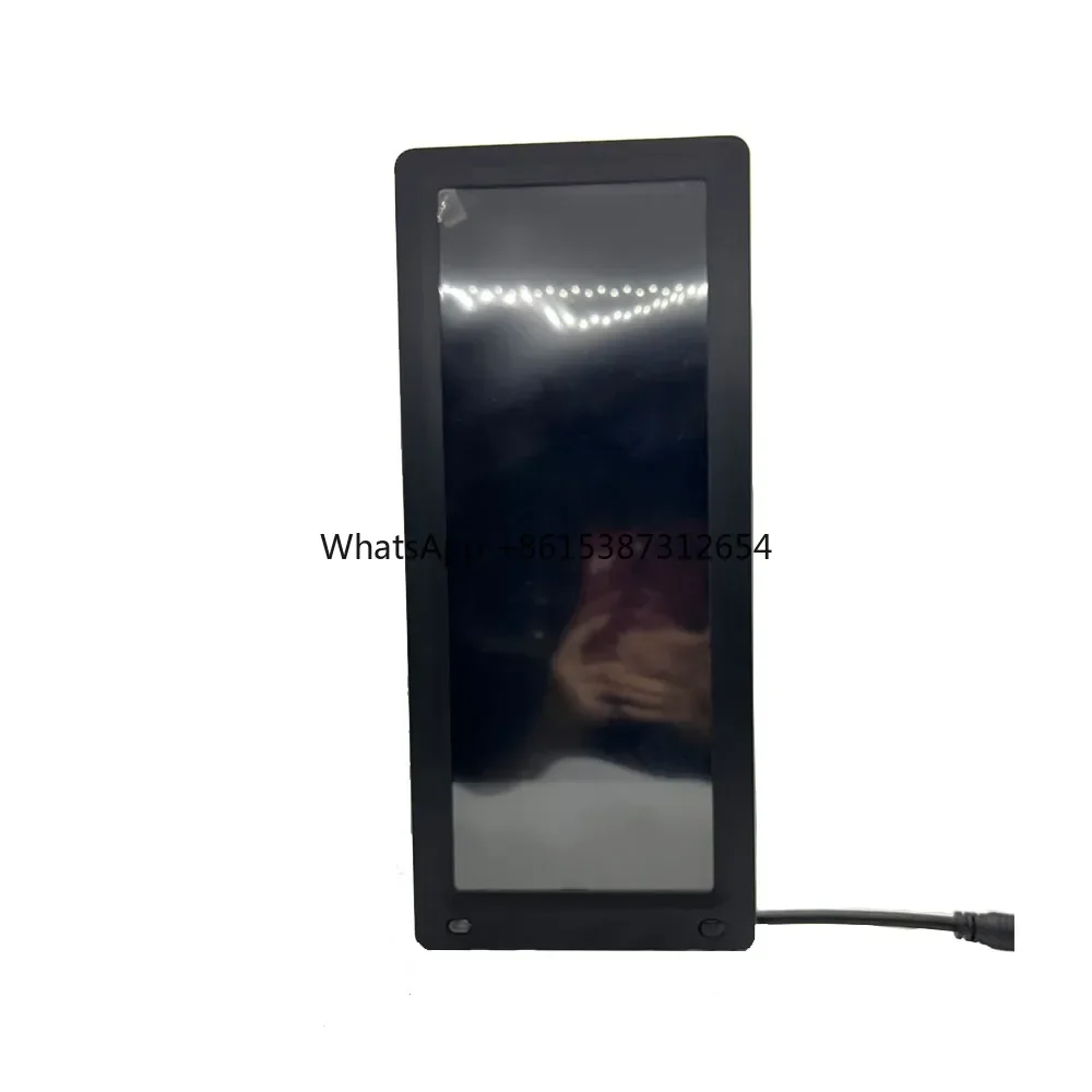 JPM-1206 شاشة IPS مقاس 12.3 بوصة، مرآة الرؤية الخلفية للسيارة الإلكترونية، نظام احتياطي لشاحنة الحافلة بدون مرآة #1