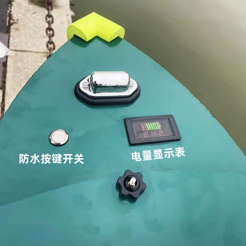Large power dragnet boat, remote control boat stainless steel, one-button decoupling stainless steel trawl boat