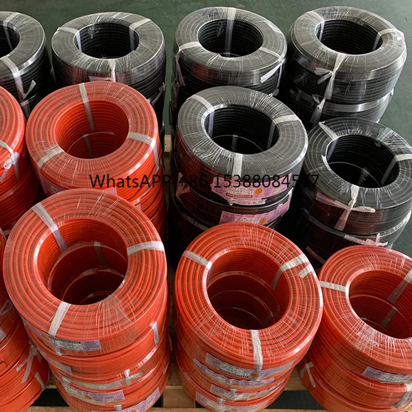 

EU Stock 4mm2 6mm2 1000V 1500V Tinned Copper Dc Pv Photovoltaic Wire Cable for Solar Panels with High Quality