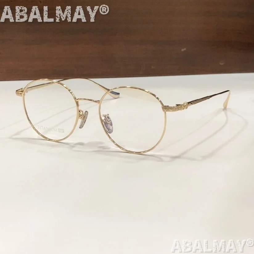 

Top Quality Designer Optical Glasses for Men and Women 8158 SIZE 51-18-150 Titanium Luxury Business Prescription spectacle frame