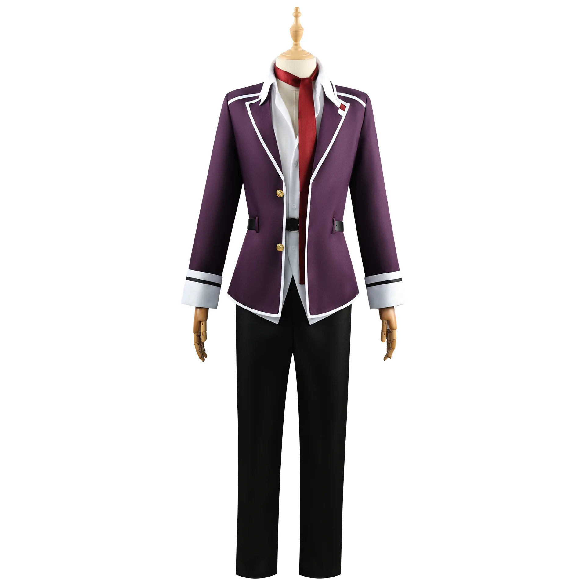 

2025 Anime Sakamaki Ayato Cosplay Costume Halloween Vampire Carnaval Party Wig Anime Role Play School Uniforms Outfit Hot Sale