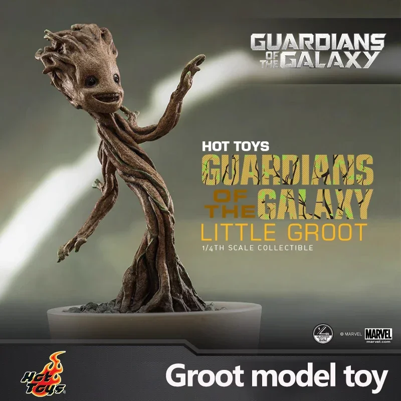 

In Stock 100% Original Hot Toys Qs004 Groot Guardians Of The Galaxy 1/4 Movie Character Model Art Collection Toy Xmas Gift