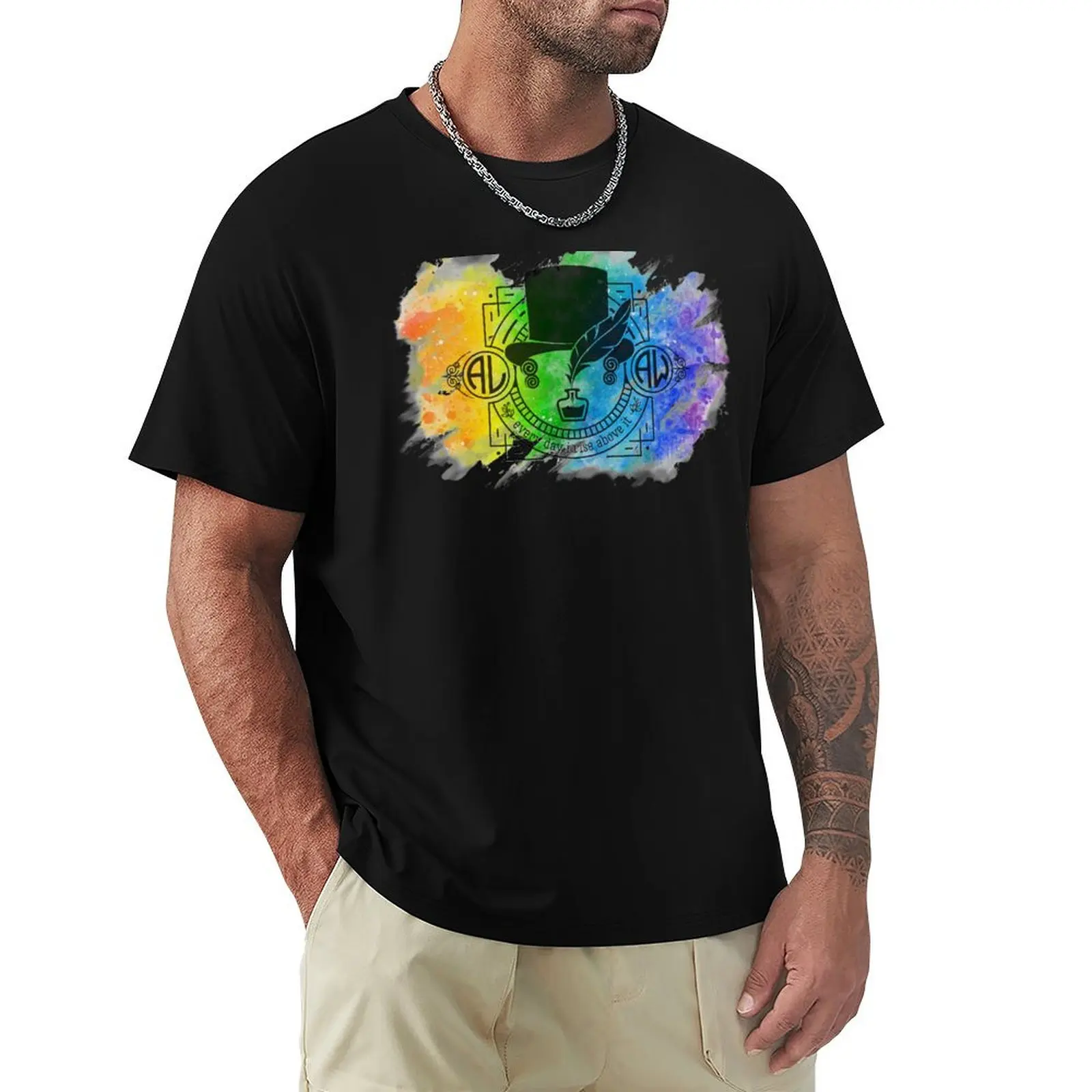 

Rainbow Gentleman Jack T-Shirt vintage Personalized t-shirt for a boy men tshirt