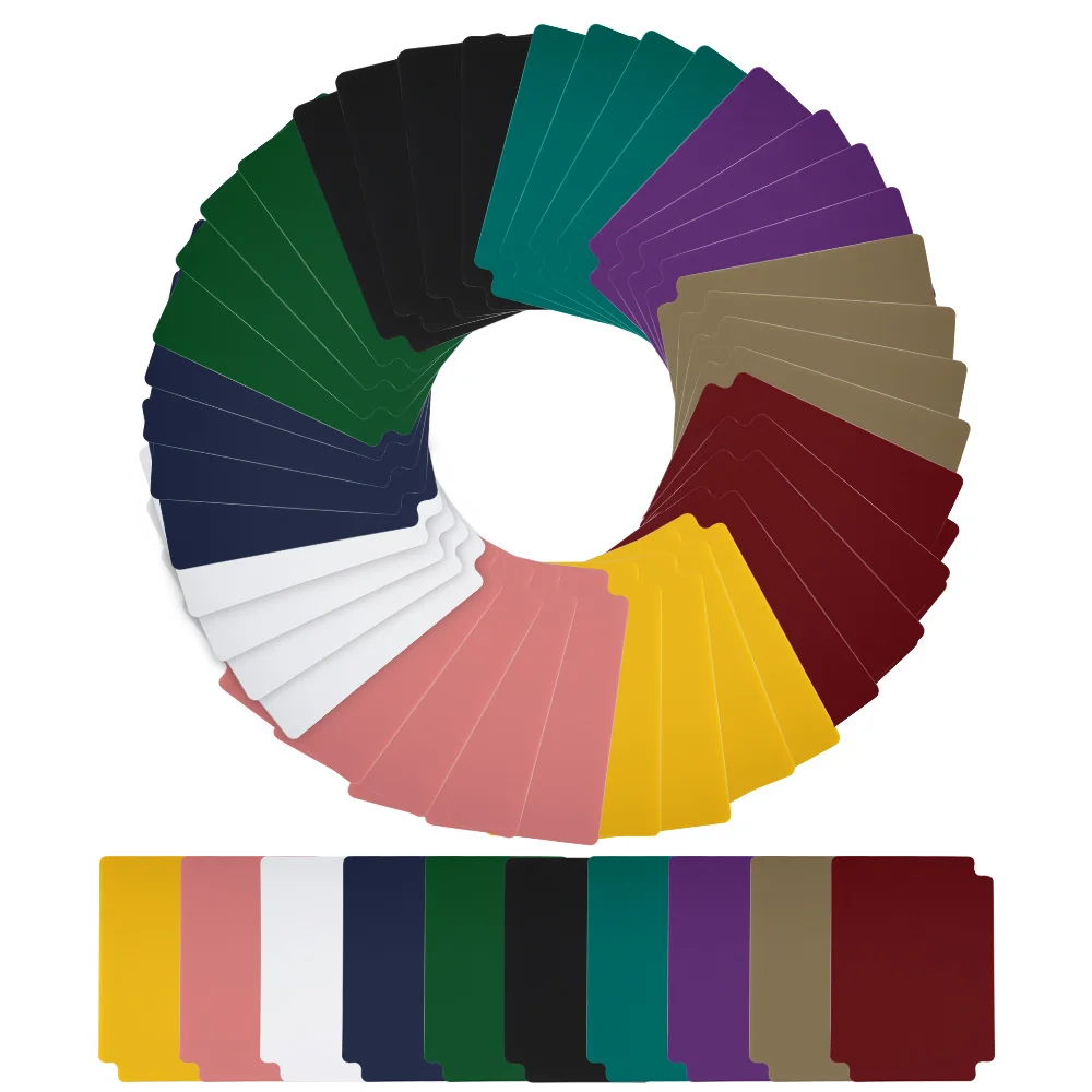 Separadores de tarjetas comerciales para caja de almacenamiento, divisores multicolores, separador de 10 colores con pestañas, apto para TCG, tarjeta de béisbol, deportes