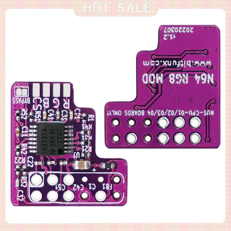 24-Hour Delivery N64 RGB MOD Kit For N64 NTSC Consoles RGB Module Chip For Nintendo 64 NTSC Modified RGB Output Module Easy To U