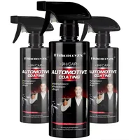 Revestimiento de cerámica para coches, 500ML, 9H, Nano vidrio líquido plateado, cristal hidrofóbico, resistente al agua, pintura de pulido, dureza, esmalte de coche