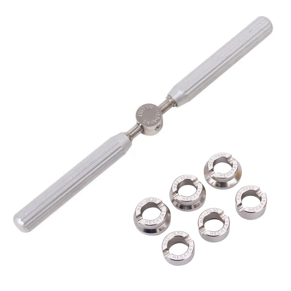 

Watch Back Case Opener 6 Grooved Stainless Steel Durable Watch Repair Tool Kit For Screw Back Cover Wrench Remover