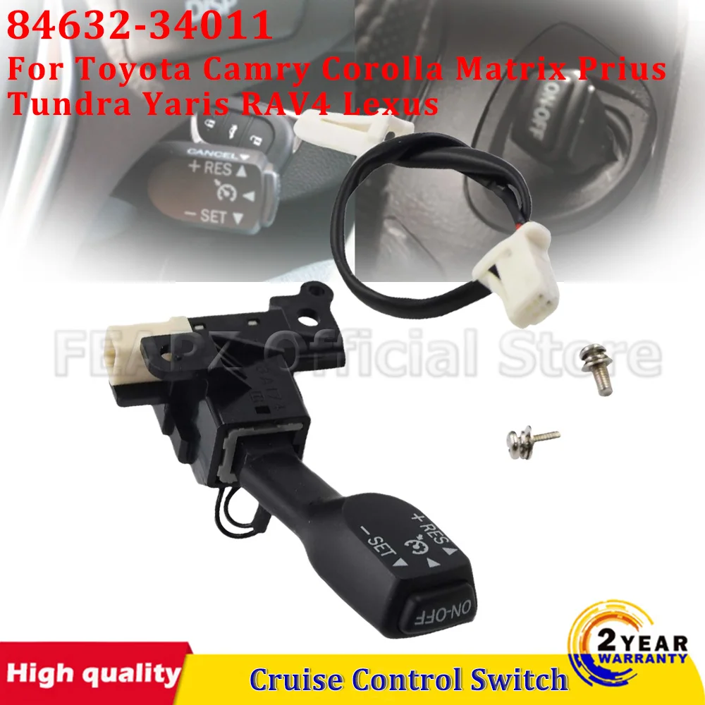 Cruise Control Switch For Toyota Camry Corolla Matrix Prius Tundra Yaris RAV4 Lexus 84632-34011 84632-34017 Car Accessories