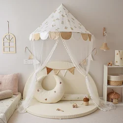 Fun Kid's Tent – Princess Game Bedhead Decor, Hanging Baby Mosquito Net for Children's Rooms, Reading Corner Bed Curtain