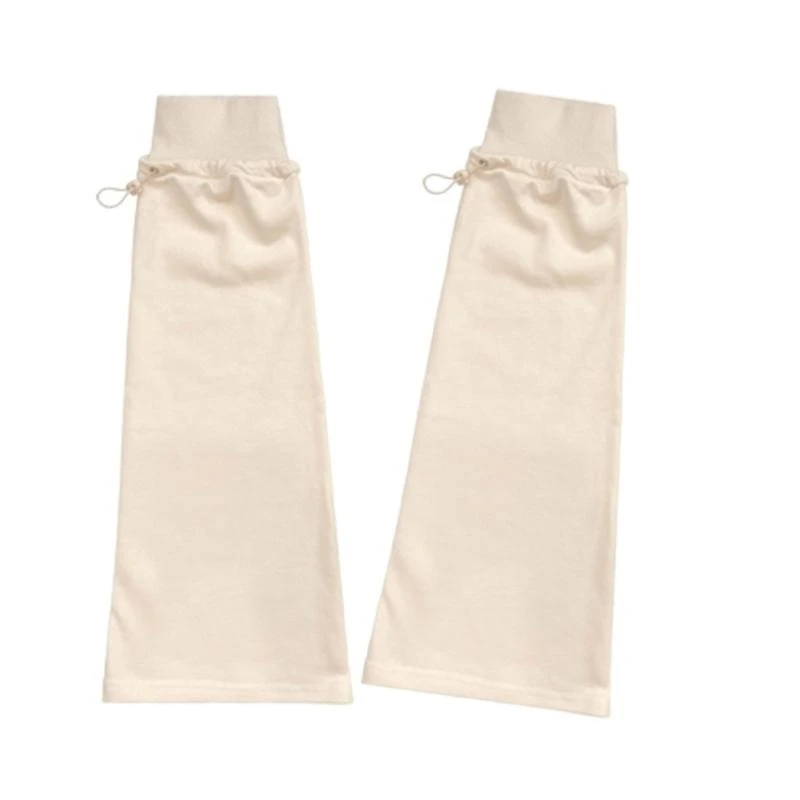Adjustable Drawstring Leg Warmers for Womens Harajuku Punk Bandages Baggy Foot Covers Sleeves Calf Length Socks Gaiters 15UB