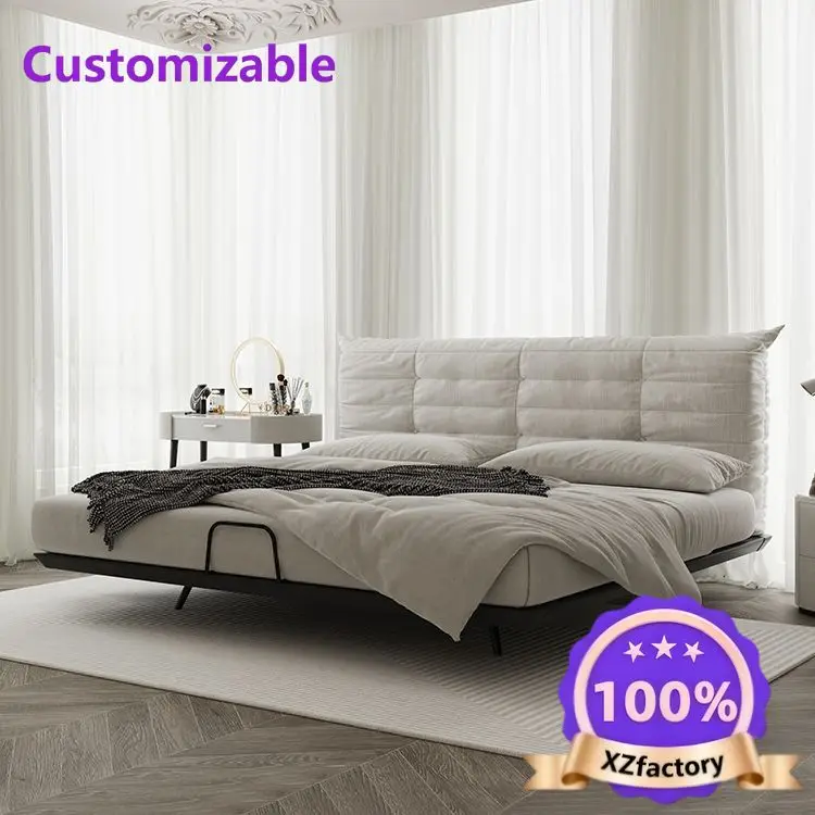 

Factory Direct 2026 Top Cama de 1,8 m, dormitorio, modelo de habitación familiar, paquete suave, ligero, de lujo, simple