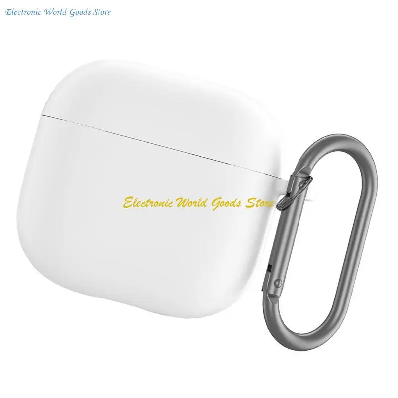 Cubierta protectora silicona líquida A3PD Cubierta a prueba golpes color sólido para auriculares AirPods4