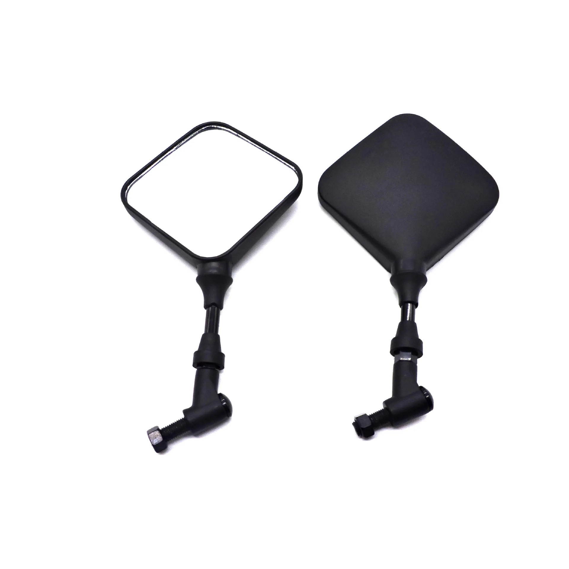 Pair For honda kawasaki Motorcycle Rearview Mirror Scooter Motorbike ATV Back Side Mirrors 10mm Modification Part