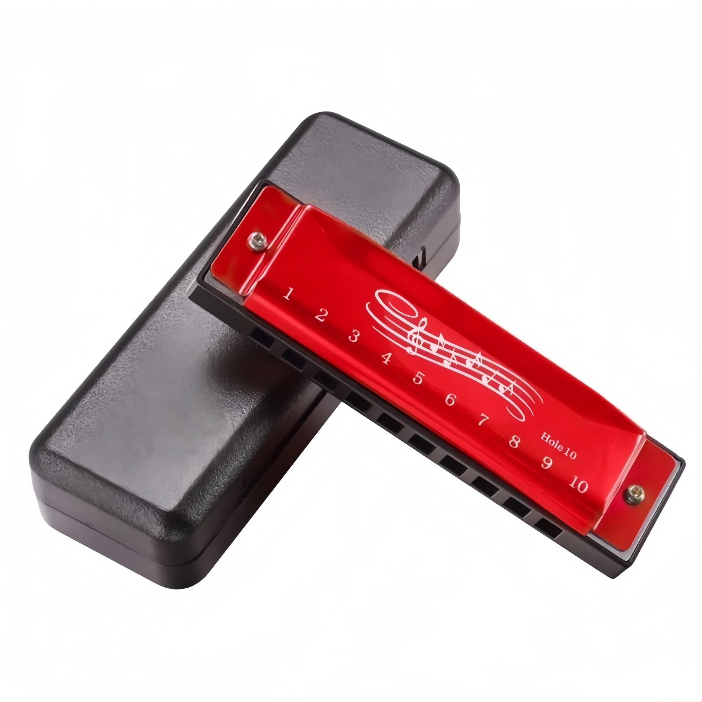 

10 Hole Harmonica Colorful C Key Harmonica Suitable for Beginners Teaching Playing 20 Tone Woodwind Instrument Gift for you