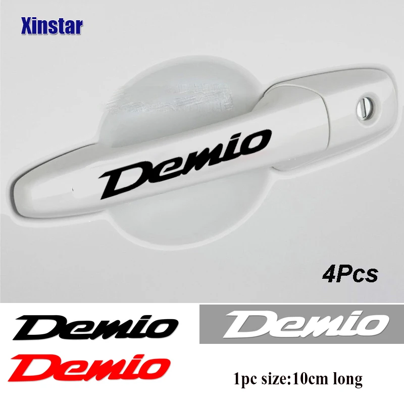 4Pcs Car Door Handle Sticker For Mazda Skyactiv Technology Demio Auto Accessories