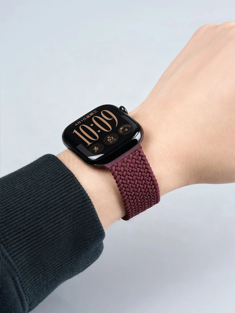 Nylon Band For Apple Watch Strap 44/46mm 45mm 42mm magnetic buckle Bracelet iWatch series se 12 11 10 7 5 6 8 9 Ultra 4 3 49mm