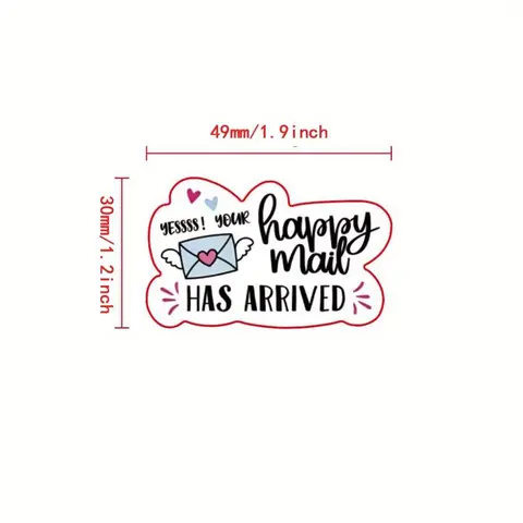 8 best sales mail stickers - №1