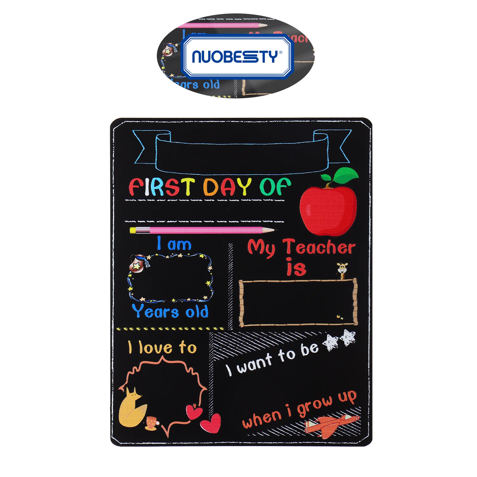 Kids First School Board Color Printing Chalkboard Small Blackboard Student Day of Sign