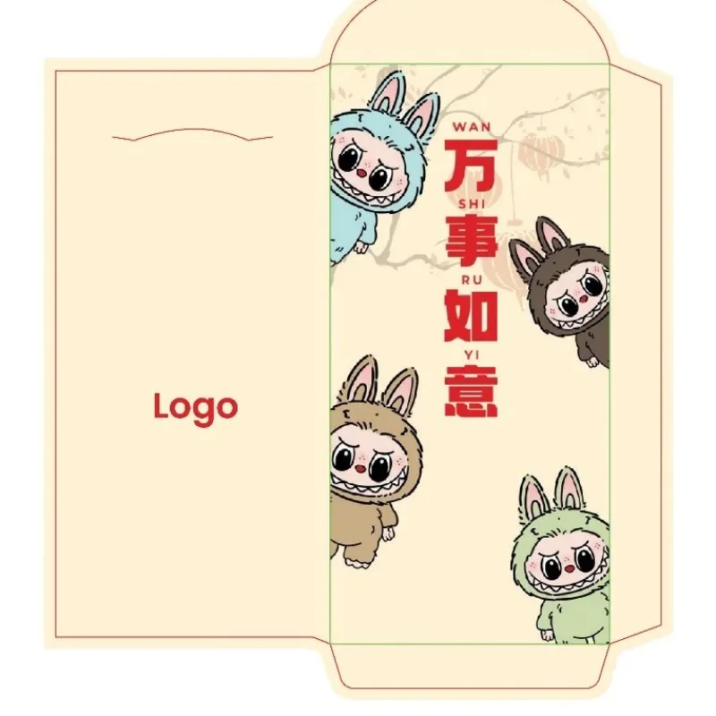 2025 new labubus New Year red envelope cute Spring Festival creative children's personalized cartoon New Year's red envelope