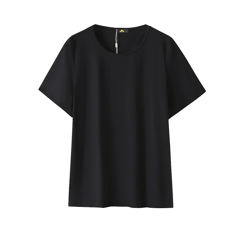 女性用半袖Tシャツ,スリム,単色,大きいサイズ,150kg,6xl,7xl,8xl,9xl,10xl,6色,夏