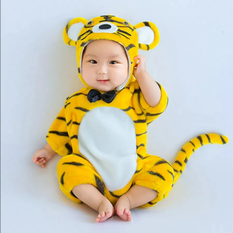 Animal Photography Clothing Studio Newborn Full Moon Baby Photography Clothing Props Theme Tiger Clothing Newborn Photography