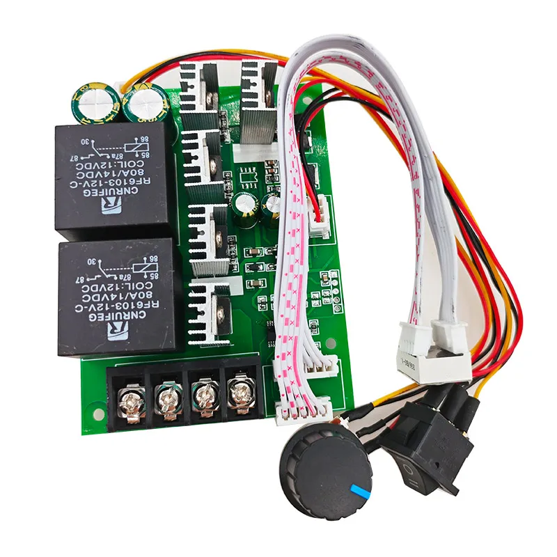 Regulator prędkości PWM Silnik prądu stałego Wyświetlacz cyfrowy 0 ~ 100% regulowany moduł napędowy Wejście MAX60A 12 V 24 V