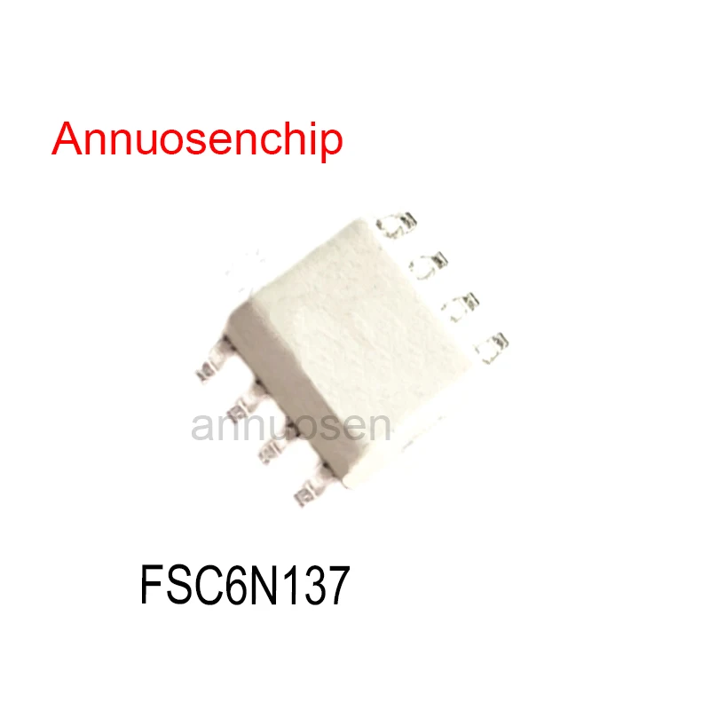 10PCS New and Original SMD 6N137 6N137SDM SOP-8 White FSC6N137