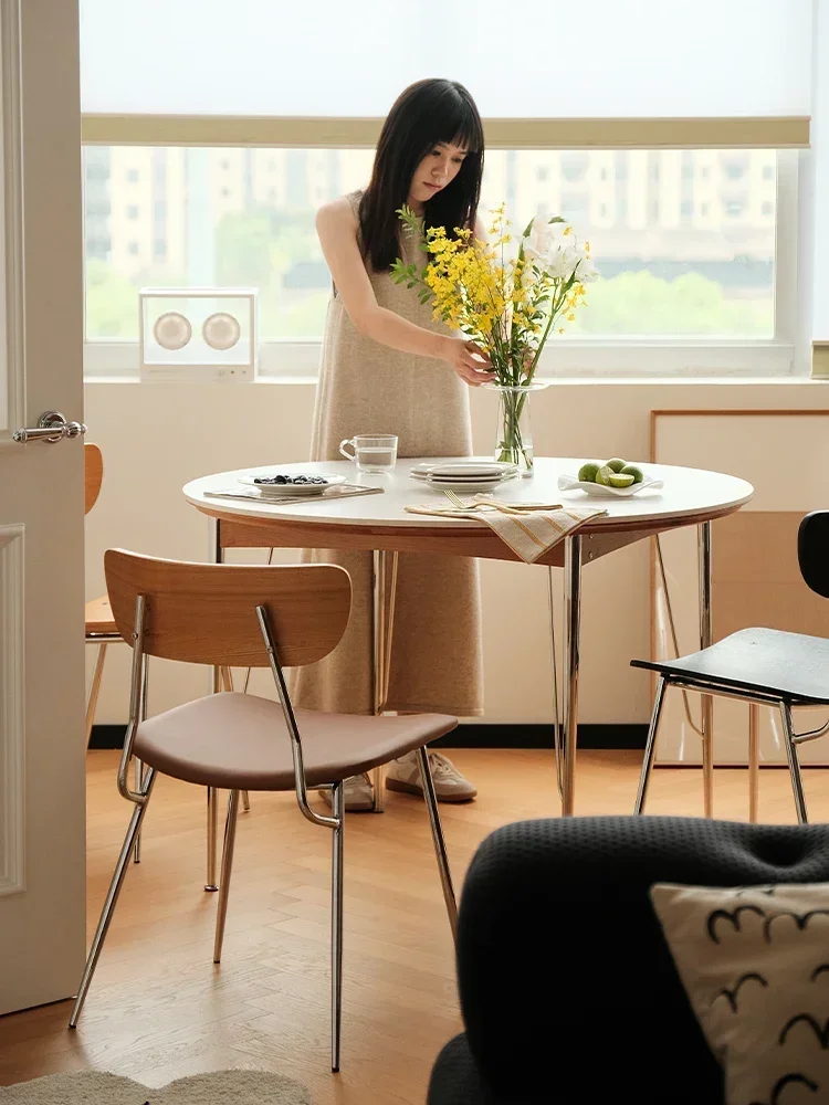 

Ретро вишневое дерево, мебель для небольшой квартиры, набор обеденных столов и стульев