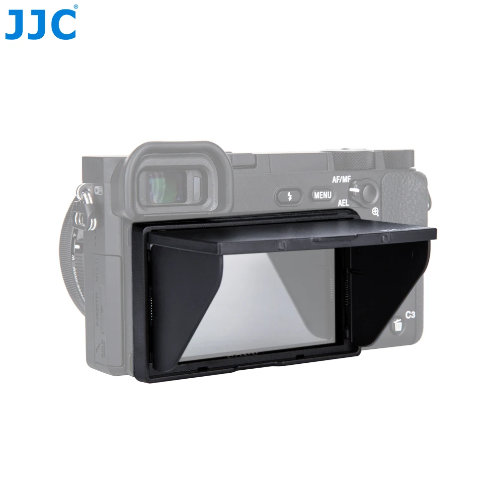 JJC 83x48mm Opvouwbare Camera LCD Scherm Hood Shade Cover voor Sony A6000 A6100 A6300 A6400 A6500 A6600 Anti-Glare Screen Protector