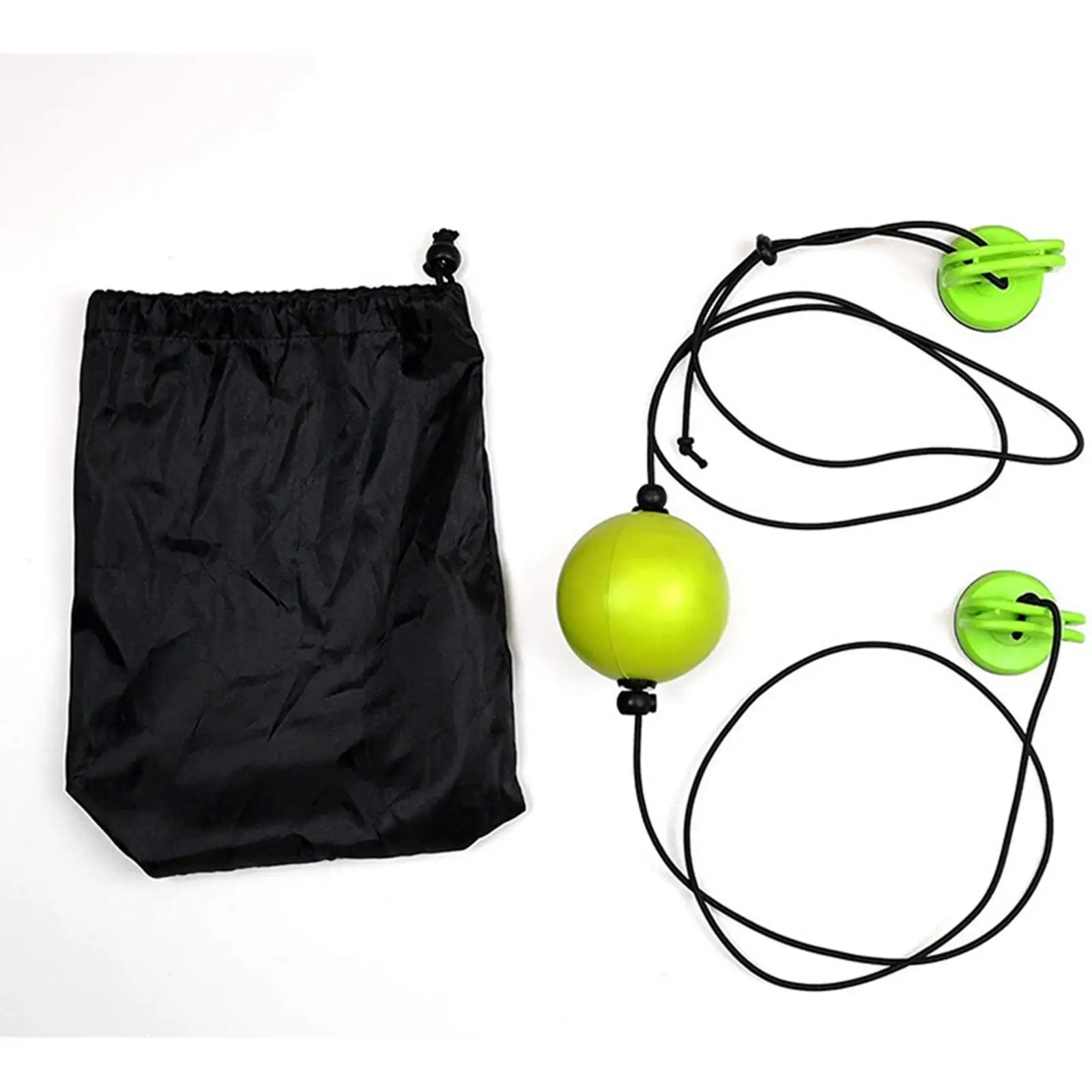 Boxing Reaction Ball Set Hanging Punching Ball for Home Gym Sparring Fight Reflex Trainer Adjustable with Storage Bag