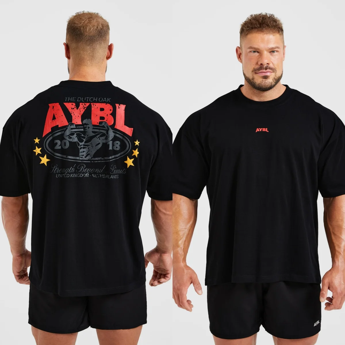 Classic Logo Strength Fitness Brand T-shirt Cotton Graphic Tee Men Women Summer Streetwear