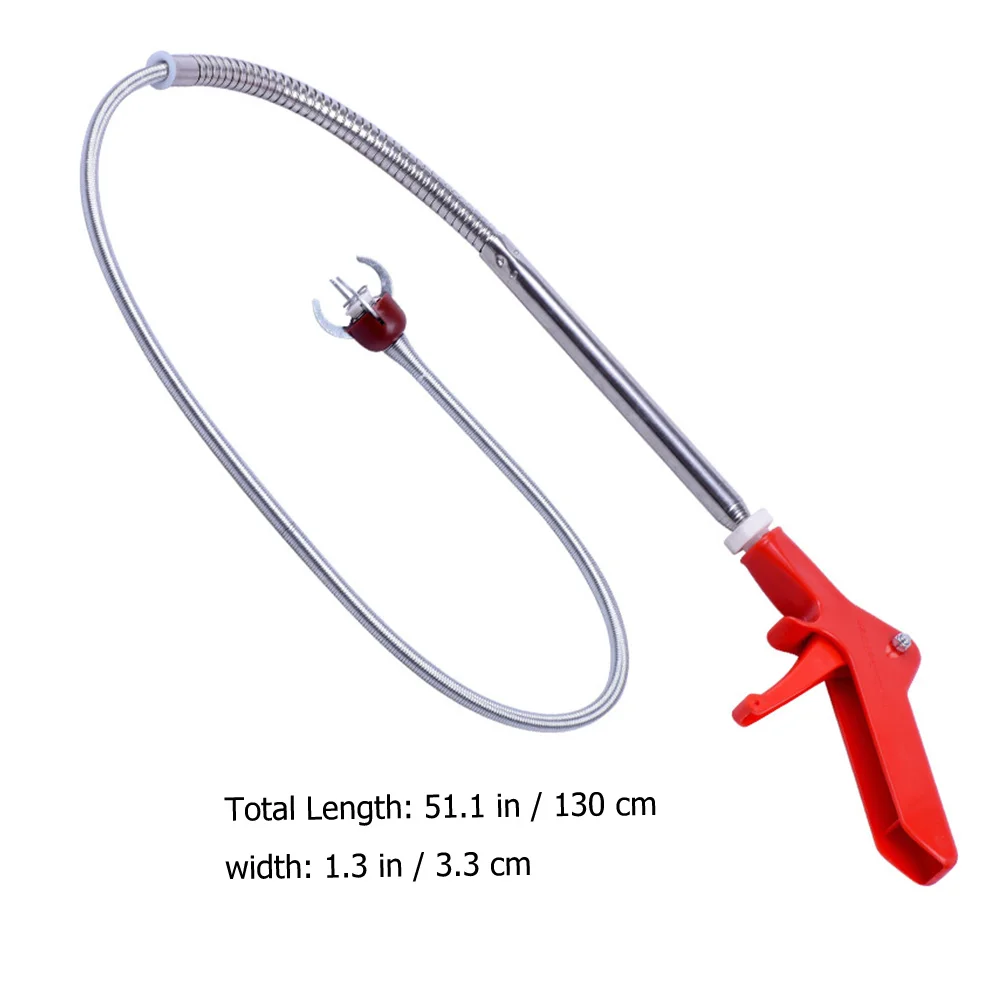 Sink Toilet Grabber Reacher Tool Snake Clog Remover 6 Foot Abs Household Cleaning Tools