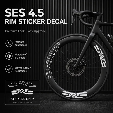 For ENVE SES 4.5 Wheelset Stickers Full Set for 2 Wheels 14 Stickers Extra Spare Sticker Waterproof Bike Rim Decals DIY Road Car
