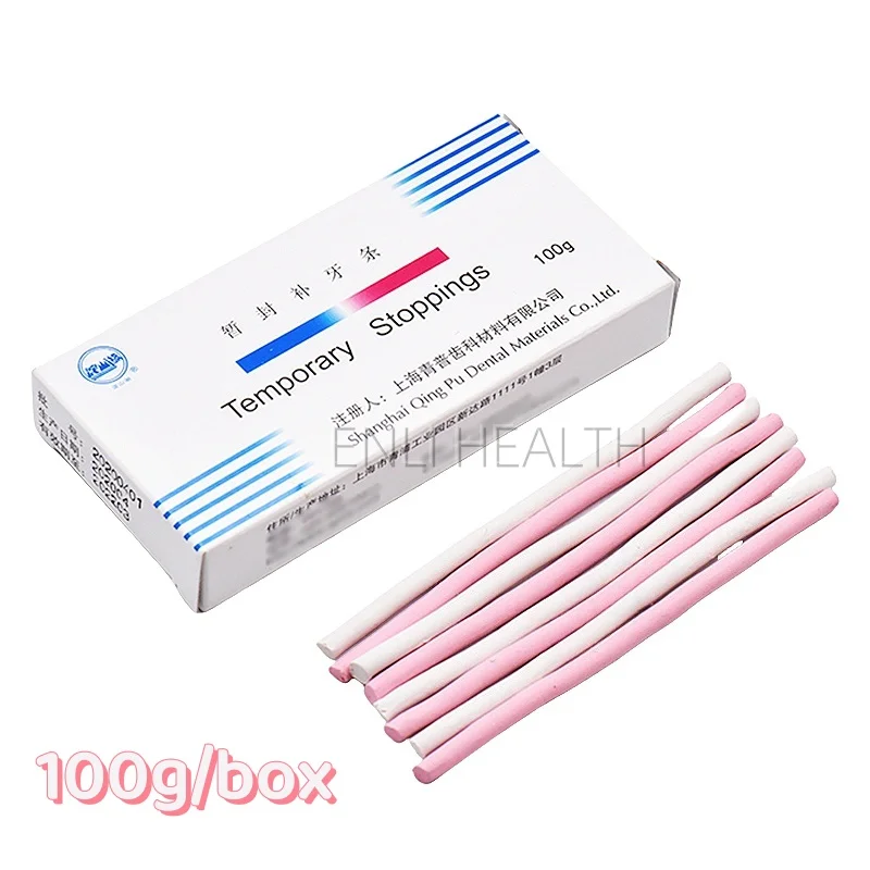 

100g Dental Temporary Sealing Strips Root Canal Opening Treatment Materials Replace Missing Tooth Repai