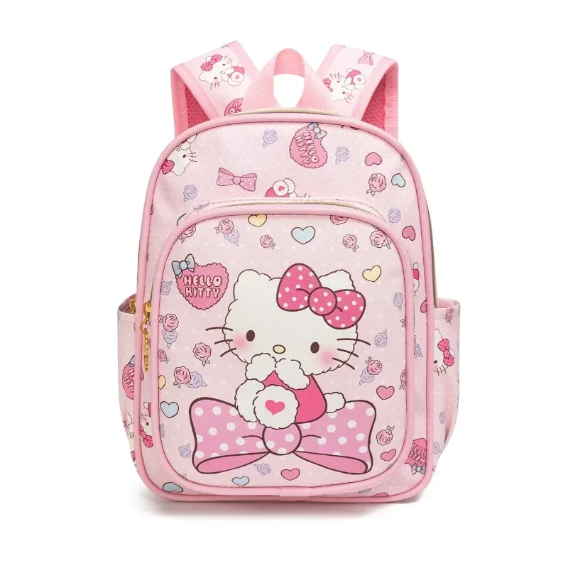 Kawaii Sanrioed My Melody Kindergarten Children\'s School Bag Kuromi Kitty Cat Backpack Shopping PU Waterproof Storage Bag Gifts