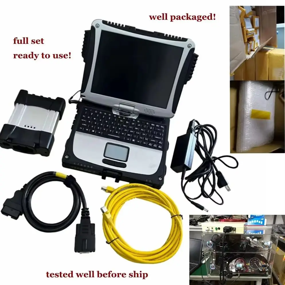 OBD2 Scanner for BMW ICOM NEXT Diagnostic Tool with 2026.09V Software Installed Laptop CF19 I5 CPU 1TB HDD Ready to Work