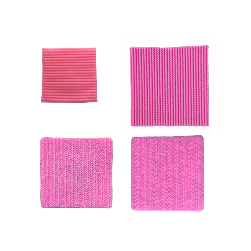 Knitwear Kitchen Boxs Lace Cooking Tools Chocolate Cake Decorating Silicone Mold For Baking Fondant Candy Sugar Craft