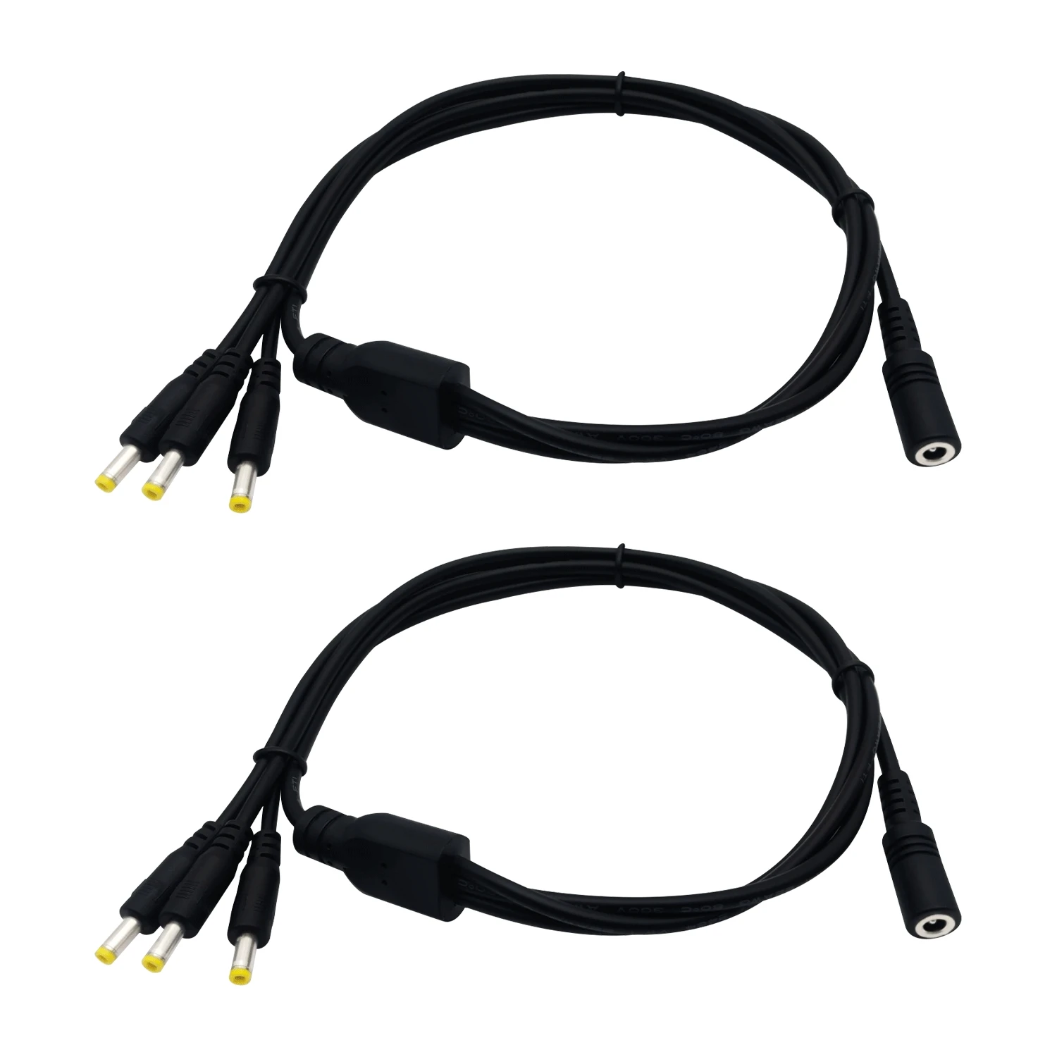 5A Solid Copper DC 4.0x1.7mm Female to Male Splitter Cable 1 to 2/3/4 Way Power Connector for Charger Adapter Camera Accessory