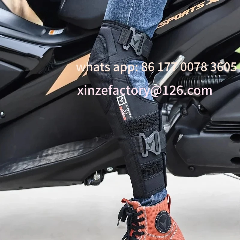 

Customizable Motorcycle Thermal Knee Pad Legs Motorbike Riding Windproof Scooter Winter Thickened Warm Cold-proof