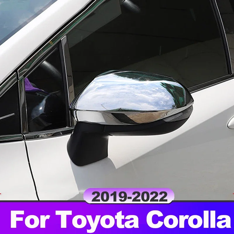 

Для Toyota Corolla E210 2019 2020 2021 2022 2023 2024 ABS автомобильное зеркало заднего вида, боковая молдинговая крышка, наклейка, чехол, аксессуары