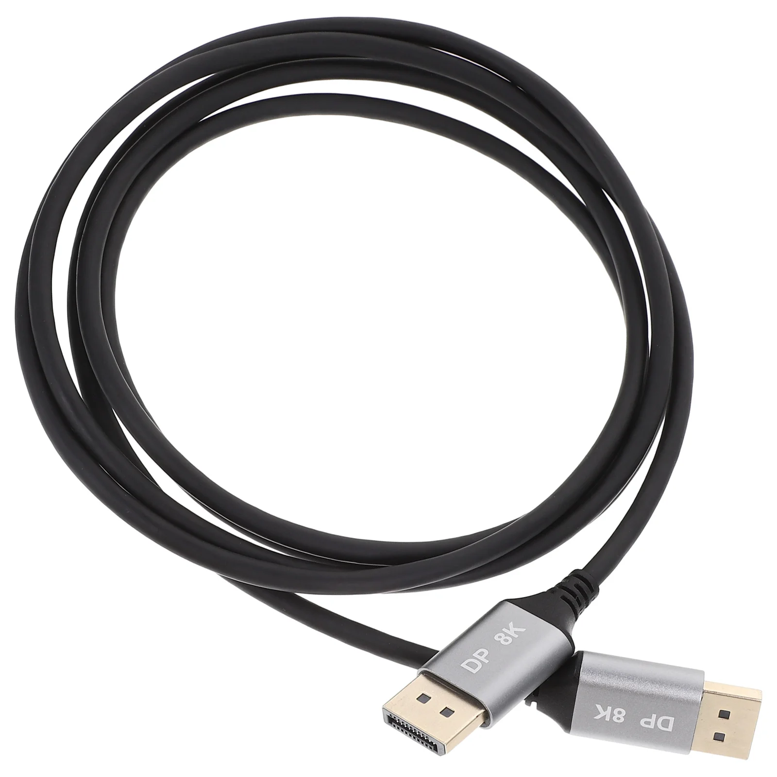 Kabel Display Port 2m Male to Male 8K 60Hz Ultra Tipis Transmisi Stabil untuk Aksesori Monitor Laptop PC Kabel Display Port