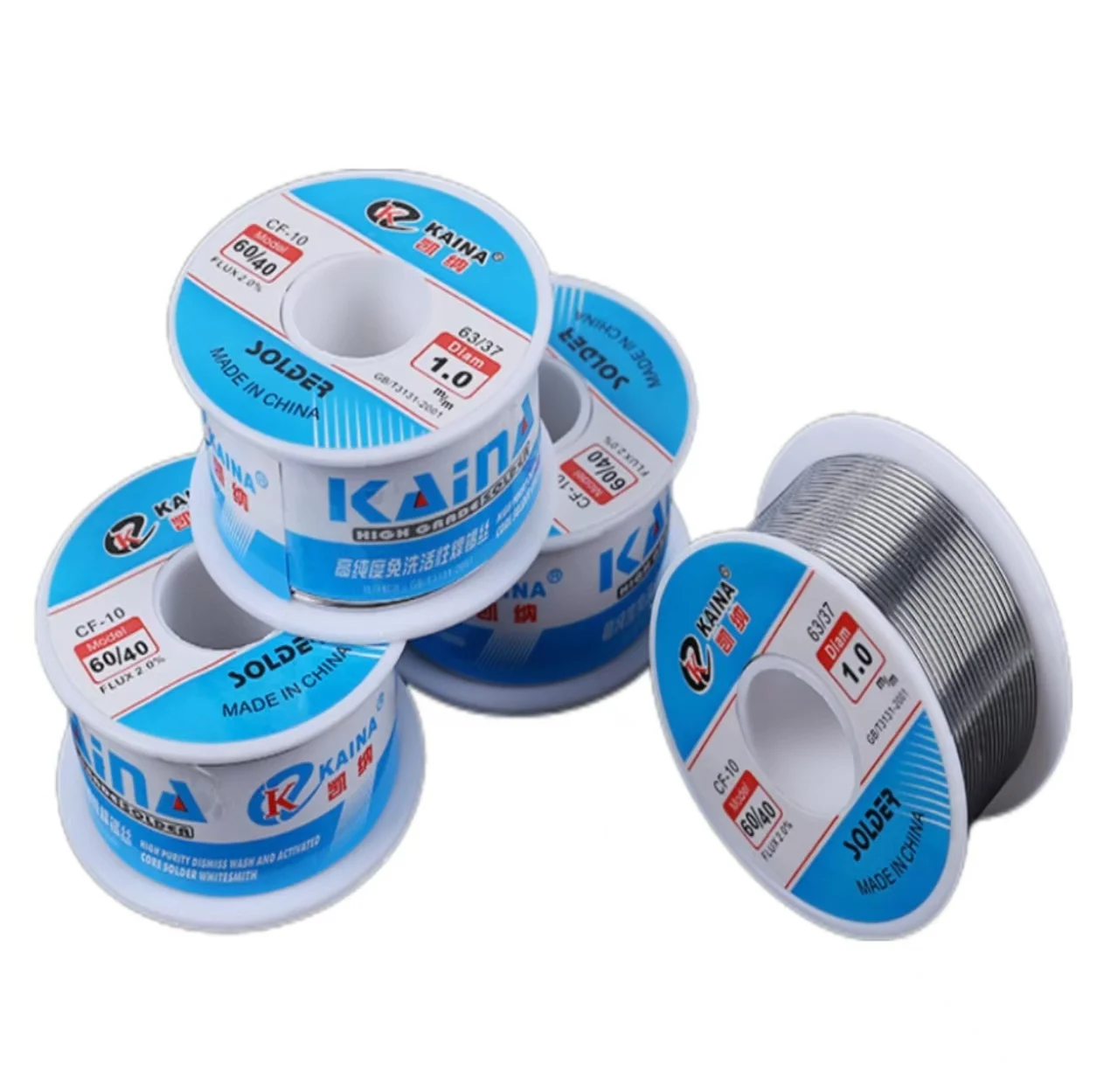 50g Rosin Core Tin Solder Wire 0.8/1.0mm Low Melting Flux Soldering Wire  For Electronic Circuit DIY Home Welding Repair Tools view 4