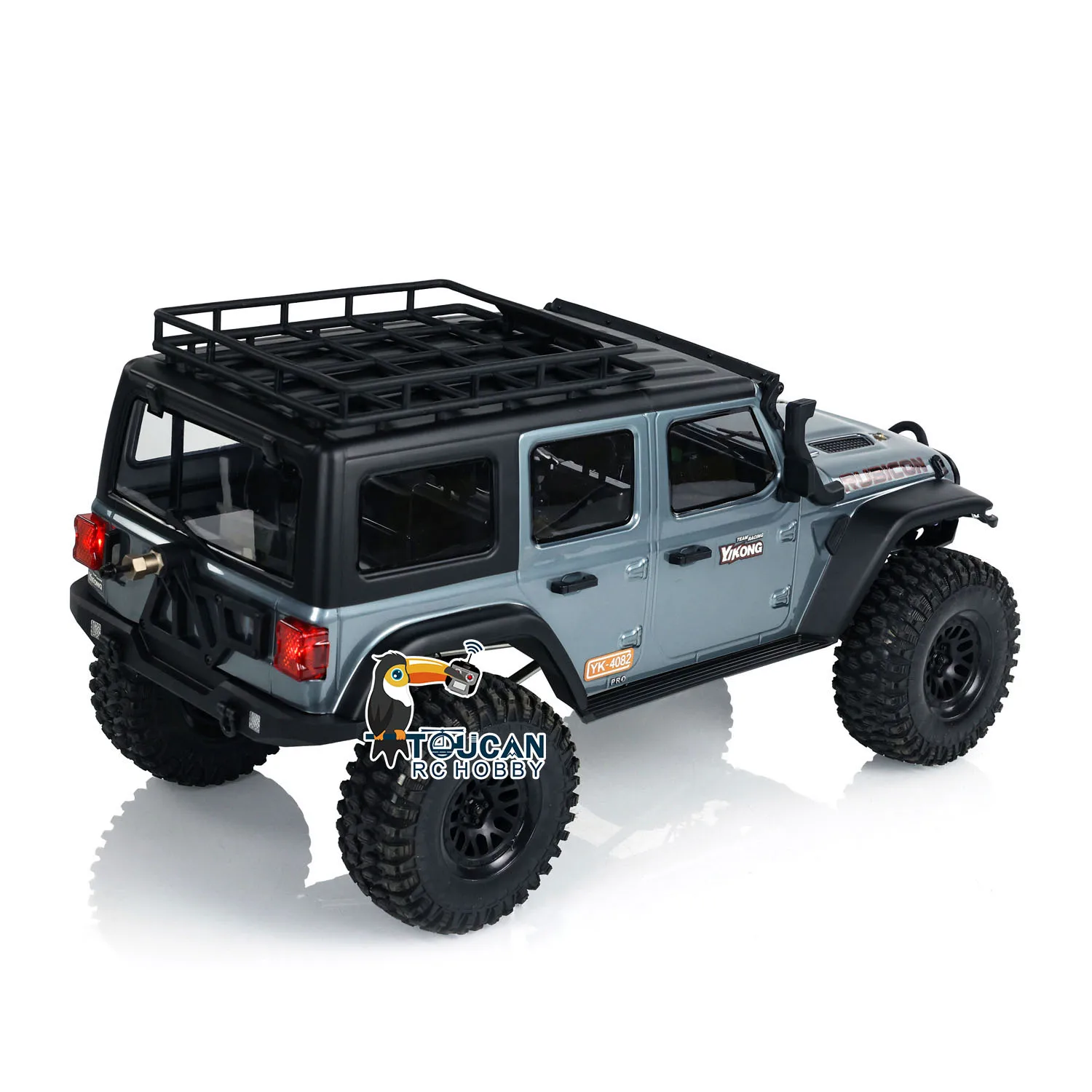 1/8 coche trepador de control remoto 4WD YIKONG YK4082 V3 vehículos de escalada con Control remoto modelo RTR con sistema de luz juguete para regalo pintado TH23225