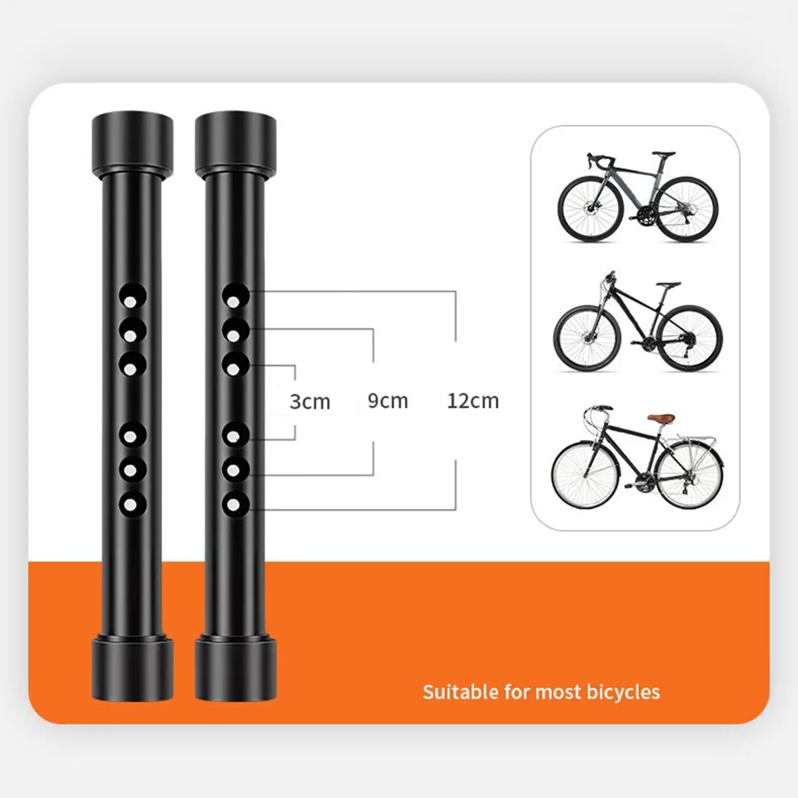 

Vertical Bicycle Stand Adjustable Upright Storage Supplies Bike Stand Floor For Repair Tire Ladder Truing Exercise Commuting