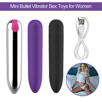 10 Speed Mini Bullet Vibrator Sex Toys for Women Strong Vibration USB Rechargeable G-spot Massager Adult Toys