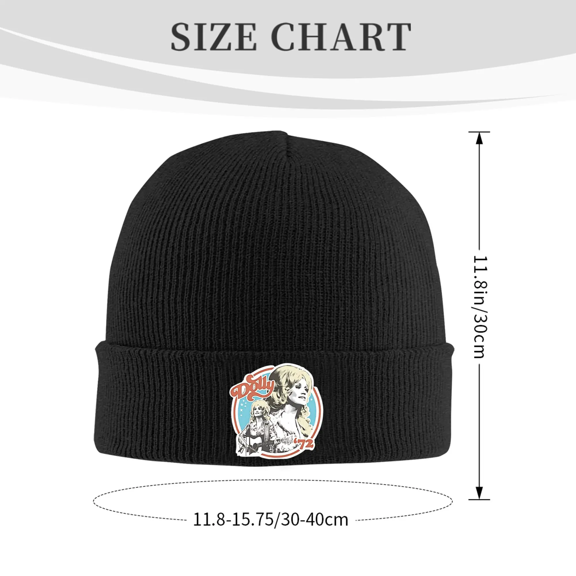 D-Dollys Singer Knit Hat Beanies Winter Hat Warm Unisex  Casual Dolly Parton Cap Men Women Gifts
